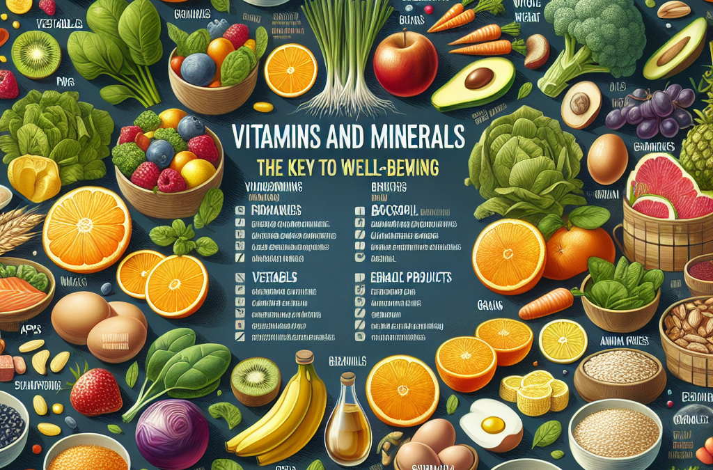 Vitamins And Minerals: The Key To Well-Being
